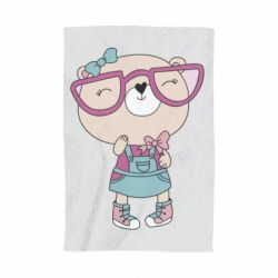 Полотенце с принтом Cute bear - PrintSalon