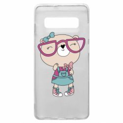 Чехол для Samsung S10+ Cute bear - PrintSalon