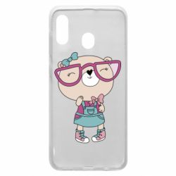 Чехол для Samsung A20 Cute bear - PrintSalon
