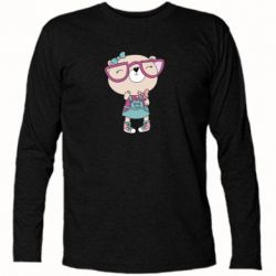 Футболка с длинным рукавом Cute bear - PrintSalon