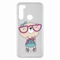 Чехол для Xiaomi Redmi Note 8 Cute bear - PrintSalon