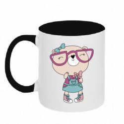 Чашка двокольорова Cute bear