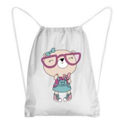 Рюкзак-мешок Cute bear - PrintSalon