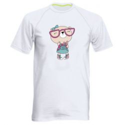 Мужская футболка для спорта Cute bear - PrintSalon