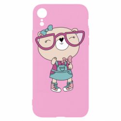 Чехол для iPhone XR Cute bear - PrintSalon