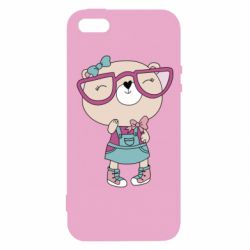 Чехол для iPhone5/5S/SE Cute bear - PrintSalon