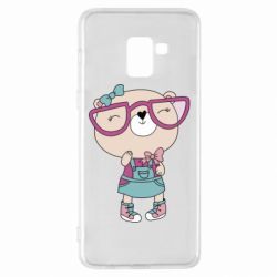 Чехол для Samsung A8+ 2018 Cute bear - PrintSalon