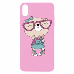 Чехол для iPhone Xs Max Cute bear - PrintSalon