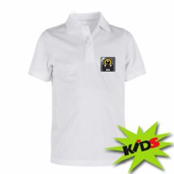 Детское поло Cute black boss - PrintSalon