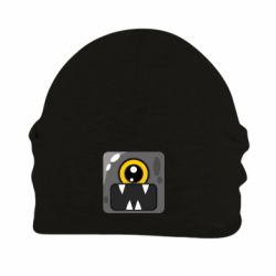 Шапка флисовая Cute black boss - PrintSalon