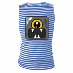 Майка-тельняшка Cute black boss - PrintSalon