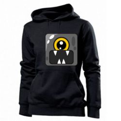 Женское худи Cute black boss - PrintSalon
