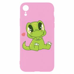 Чехол для iPhone XR Cute dinosaur - PrintSalon