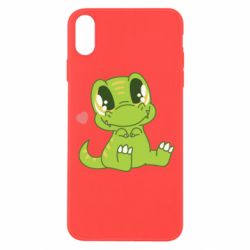 Чехол для iPhone Xs Max Cute dinosaur - PrintSalon