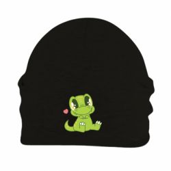 Шапка флисовая Cute dinosaur - PrintSalon