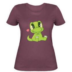 Женская футболка Cute dinosaur