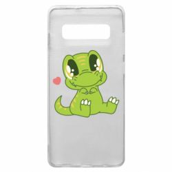 Чехол для Samsung S10+ Cute dinosaur - PrintSalon