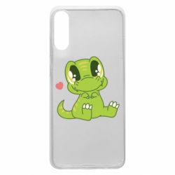 Чехол для Samsung A70 Cute dinosaur - PrintSalon