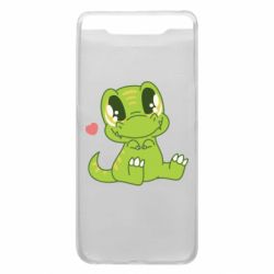Чехол для Samsung A80 Cute dinosaur - PrintSalon