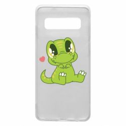 Чехол для Samsung S10 Cute dinosaur - PrintSalon