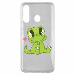 Чехол для Samsung M40 Cute dinosaur - PrintSalon