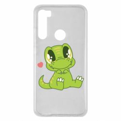 Чехол для Xiaomi Redmi Note 8 Cute dinosaur - PrintSalon