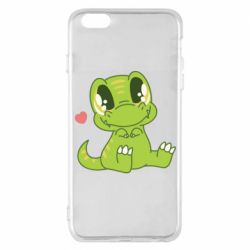 Чехол для iPhone 6 Plus/6S Plus Cute dinosaur - PrintSalon