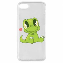 Чехол для iPhone 7 Cute dinosaur - PrintSalon