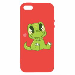 Чехол для iPhone5/5S/SE Cute dinosaur - PrintSalon