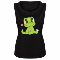 Женская майка Cute dinosaur - PrintSalon