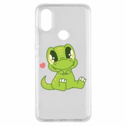 Чехол для Xiaomi Mi A2 Cute dinosaur - PrintSalon