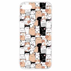 Чохол для iPhone 7 Cute dogs pattern - PrintSalon