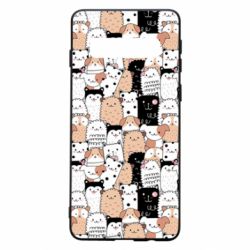 Чохол для Samsung S10 Cute dogs pattern - PrintSalon