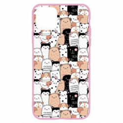 Чохол для iPhone 11 Cute dogs pattern - PrintSalon