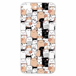 Чохол для iPhone 8 Plus Cute dogs pattern - PrintSalon