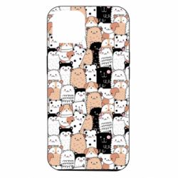 Чехол для iPhone 14 Cute dogs pattern