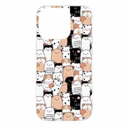 Чохол для iPhone 14 Pro Cute dogs pattern - PrintSalon