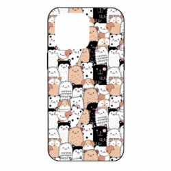 Чохол для iPhone 14 Pro Max Cute dogs pattern - PrintSalon