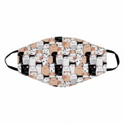 Маска багаторазова Cute dogs pattern - PrintSalon