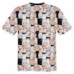 Чоловіча футболка 3D Cute dogs pattern - PrintSalon