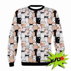 Дитячий 3D світшот Cute dogs pattern