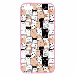 Чохол для iphone 5/5S/SE Cute dogs pattern - PrintSalon
