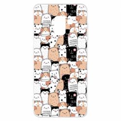 Чохол для Samsung A8 2018 Cute dogs pattern - PrintSalon