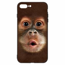Чехол для iPhone 7 Plus Cute monkey face-PrintSalon Чехол для iPhone 7 Plus Cute monkey face