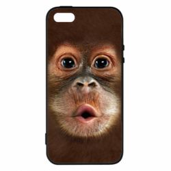 Чохол для iphone 5/5S/SE Cute monkey face - PrintSalon