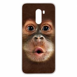 Чохол для Xiaomi Pocophone F1 Cute monkey face - PrintSalon