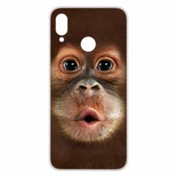 Чохол для Huawei P Smart Plus 2018 Cute monkey face - PrintSalon