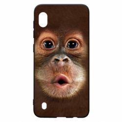 Чехол для Samsung A10 Cute monkey face