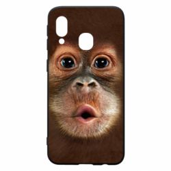 Чохол для Samsung A40 Cute monkey face - PrintSalon