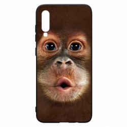 Чохол для Samsung A70 Cute monkey face - PrintSalon